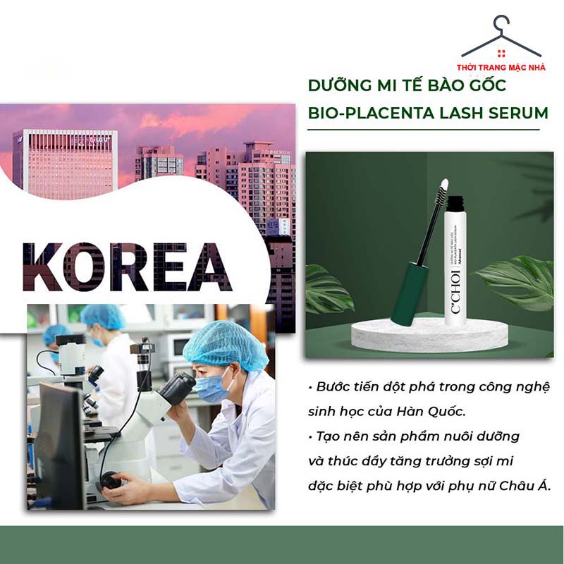 Dưỡng Mi Tế Bào Gốc C’Choi – Bio Placenta Lash Serum