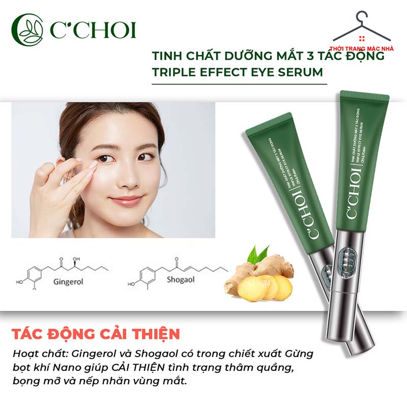 Tinh chất dưỡng mắt 3 tác động C’Choi – Triple Effect Eye Serum