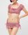 Bộ bơi 3 mảnh Geometric Tummy Control