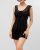 Bộ bơi hai mảnh Lace Tankini màu đen