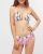 Bộ bơi hai mảnh Printed Tassel Tie Halter