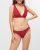 Bộ bơi hai mảnh Solid Color V Neck Bralette