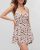 Đầm bơi Cherry Print Twist Bandeau One Piece Swim Dress